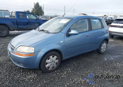 2007 Chevrolet Aveo 5 Special Value from USA, damaged, VIN KL1TD66637B707065